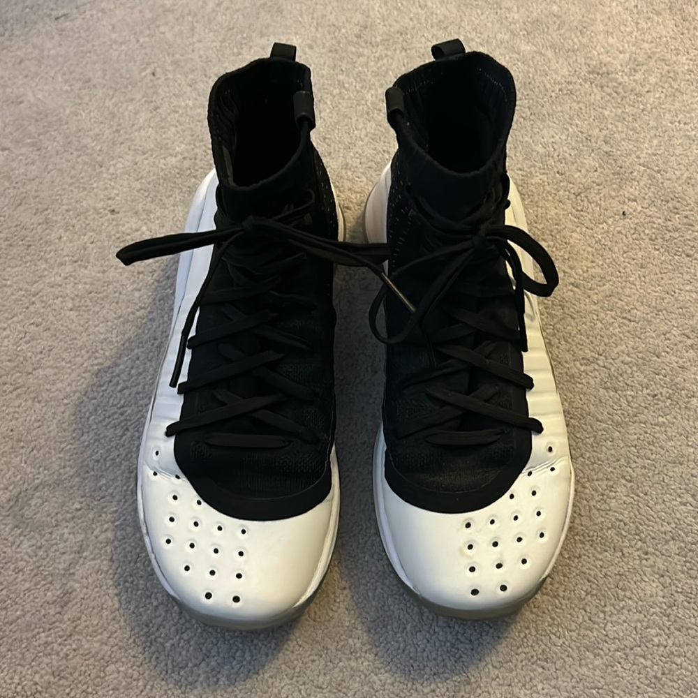 Steph Curry Under Armour high tops.